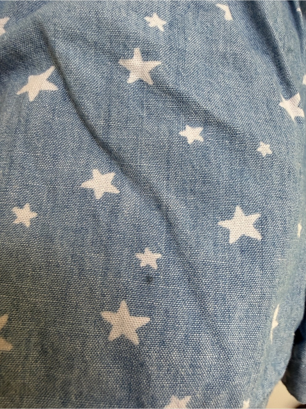 Way to Celebrate Patriotic 4T Girls Red White Blue Denim Star Tank Top Romper - Picture 5 of 6